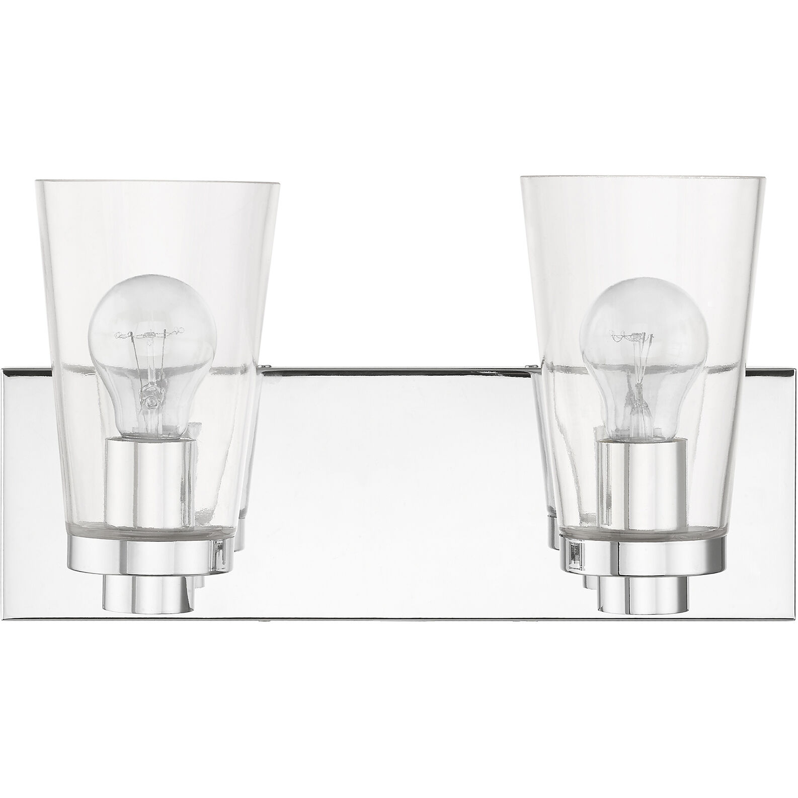 Cityview 2 Light 14 inch Polished Chrome Vanity Sconce Wall Light