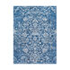 Aqualina 35 X 24 inch Bright Blue/Navy/Beige/Taupe Rugs, Rectangle