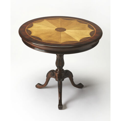 Carissa 30 X 30 inch Plantation accent Table, Round