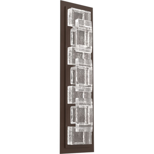 Tessera LED Flat Bronze Indoor Sconce Wall Light