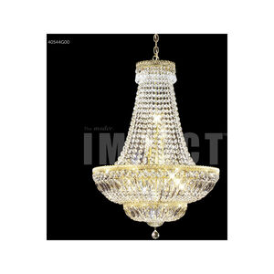 Imperial 11 Light 24 inch Gold Crystal Chandelier Ceiling Light, Impact