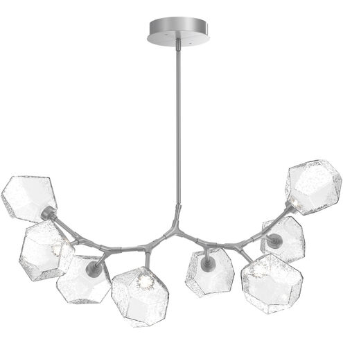 Gem LED 46.2 inch Classic Silver Linear Pendant Ceiling Light in 3000K LED, Clear, Modern Branch