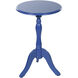 Harbor Breeze 24 X 15 inch Cobalt Blue Pedestal Side Table