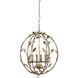 Chelsea House 6 Light Old Silver Chandelier Ceiling Light
