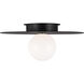 Kelly by Kelly Wearstler Nodes 1 Light 17.5 inch Midnight Black Flush Mount Ceiling Light