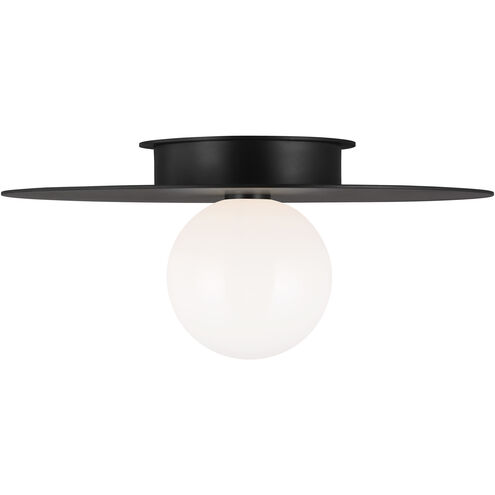 Kelly by Kelly Wearstler Nodes 1 Light 17.5 inch Midnight Black Flush Mount Ceiling Light
