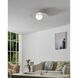 Solstice LED 22 inch Polished Nickel Convertible Pendant Ceiling Light