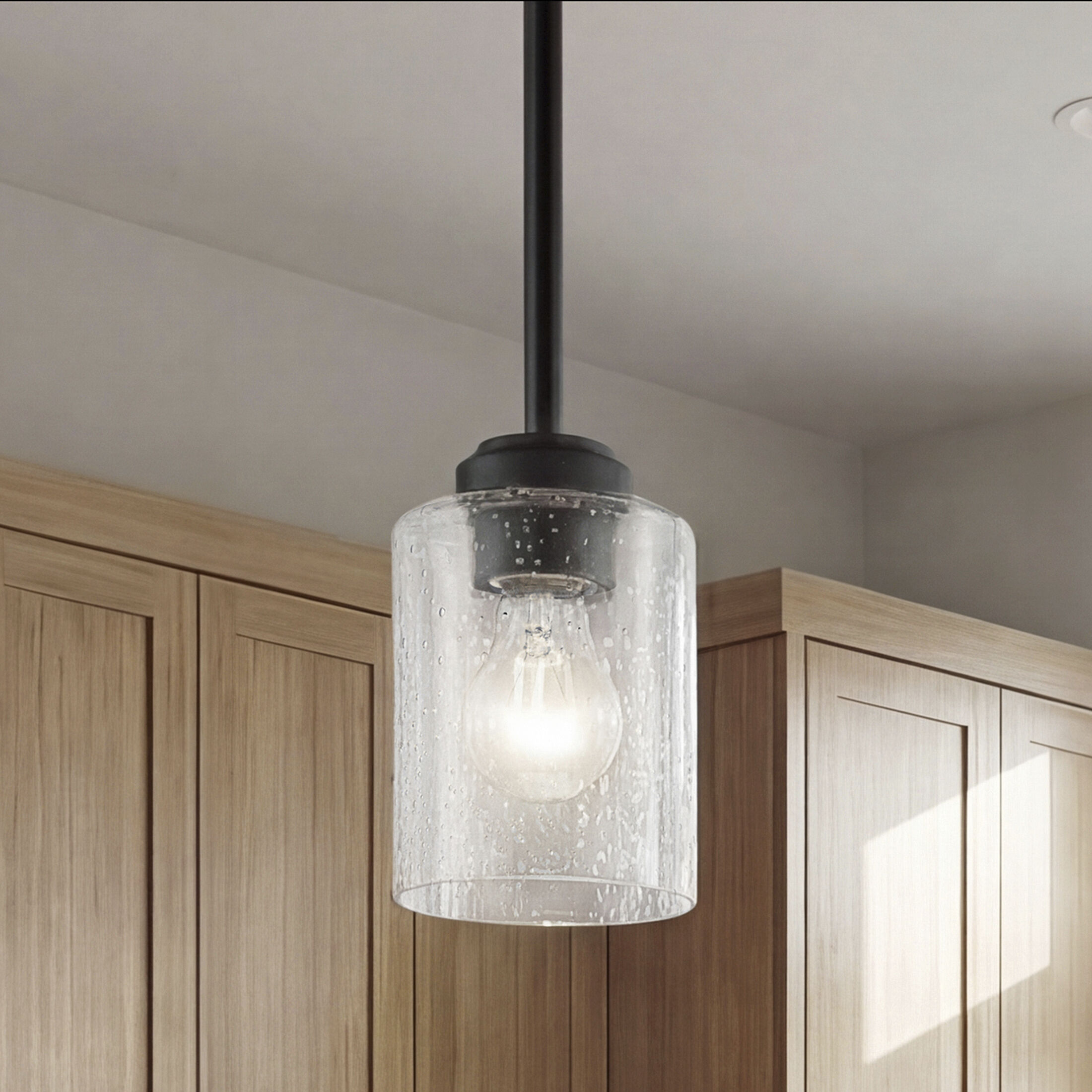 Winslow 1 Light 4 inch Black Mini Pendant Ceiling Light