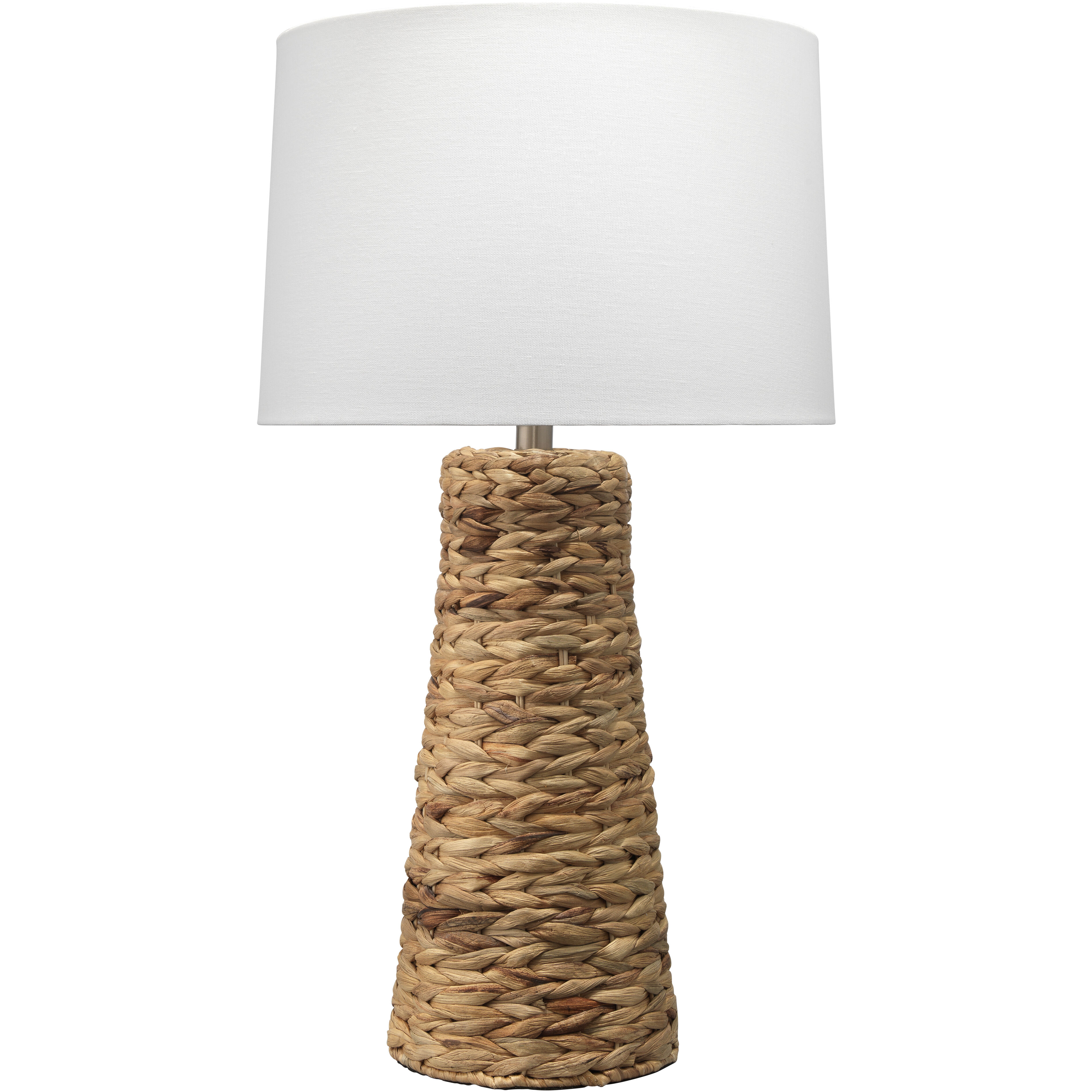 Haven 27 inch 100 watt Natural Seagrass Table Lamp Portable Light