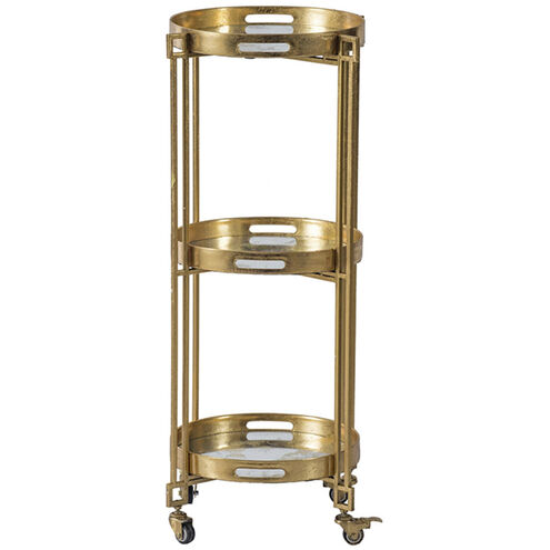 Anita Polished Gold Cart