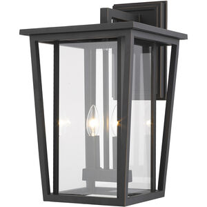 Seoul 2 Light 11.25 inch Outdoor Wall Light