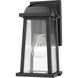 Millworks Outdoor Wall Light in Black