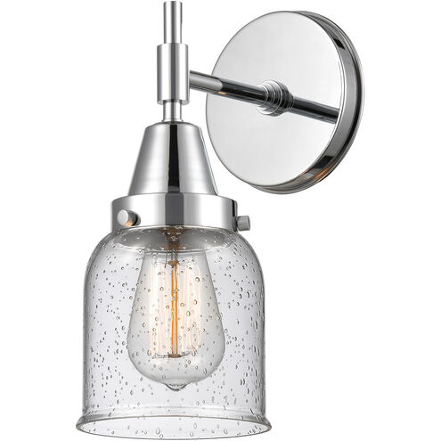 Caden 1 Light 5 inch Polished Chrome Sconce Wall Light in Seedy Glass