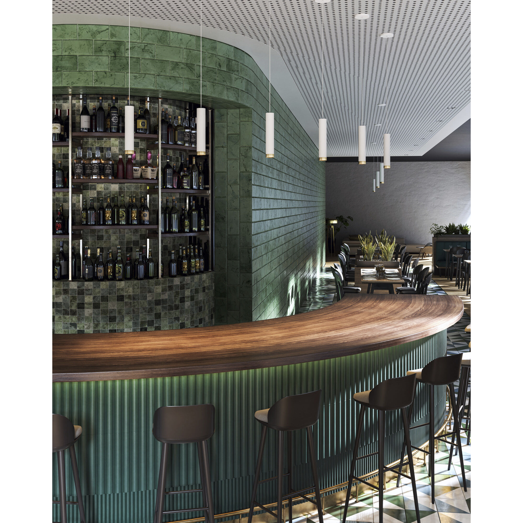 Lorna Pendant Ceiling Light in White