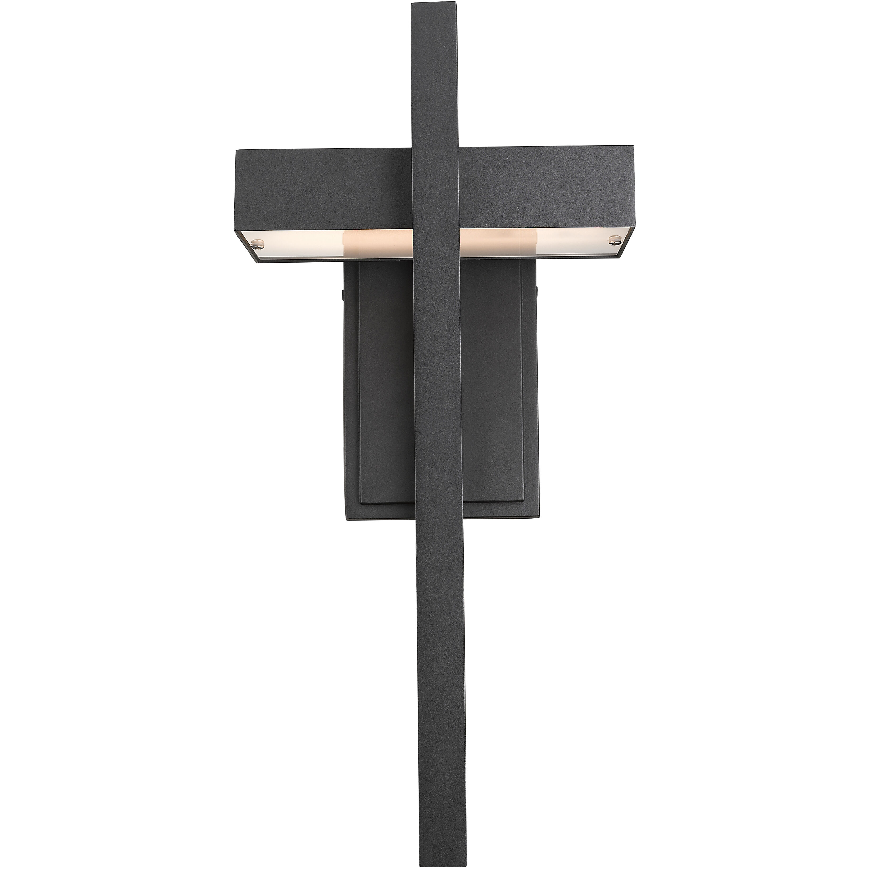 Luttrel LED 18 inch Black Outdoor Wall Light