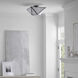 Julie Neill Lorino LED 20 inch Bronze Semi-Flush Mount Ceiling Light, Large