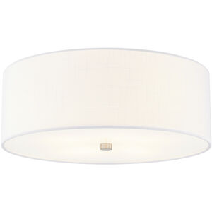 Textile Collection 4 Light 18.00 inch Flush Mount