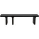 Kir Hand Rubbed Black Bench
