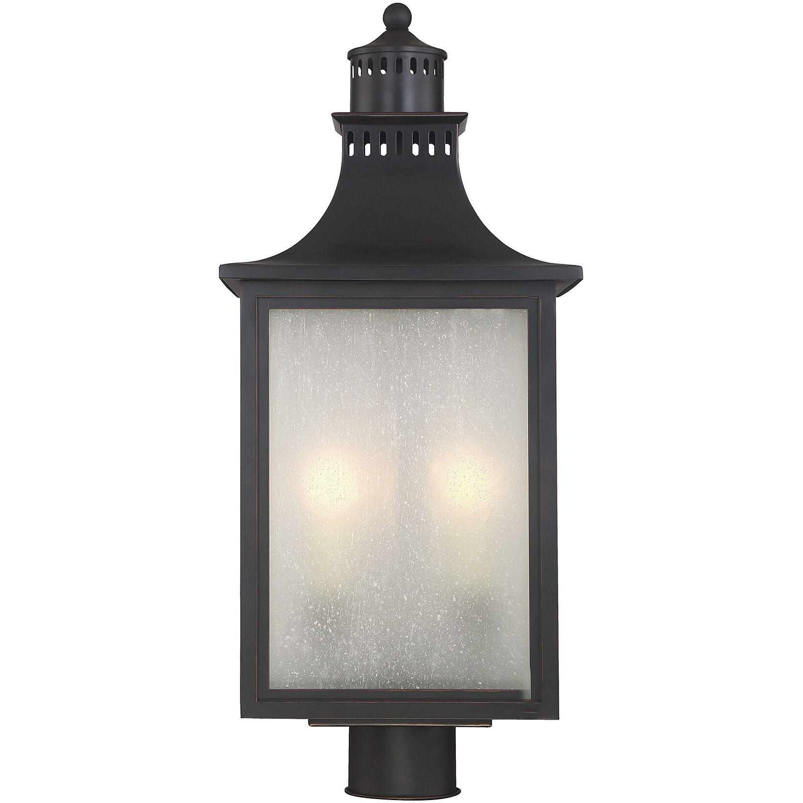 Monte Grande 3 Light 23.75 inch English Bronze Outdoor Post Lantern