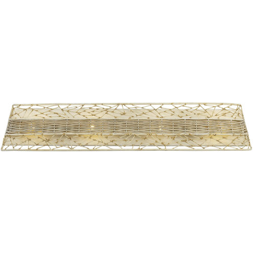 Cayman LED 32 inch Country White Bath Vanity Wall Light