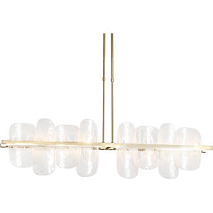 Vitre LED 51.9 inch Modern Brass Linear Pendant Ceiling Light, Large