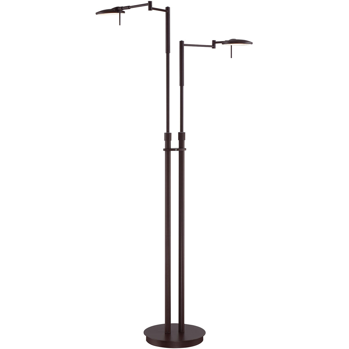 Dessau Turbo 40 inch 13 watt Bronze Floor Lamp Portable Light