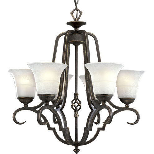 Melbourne 6 Light 28 inch Espresso Chandelier Ceiling Light