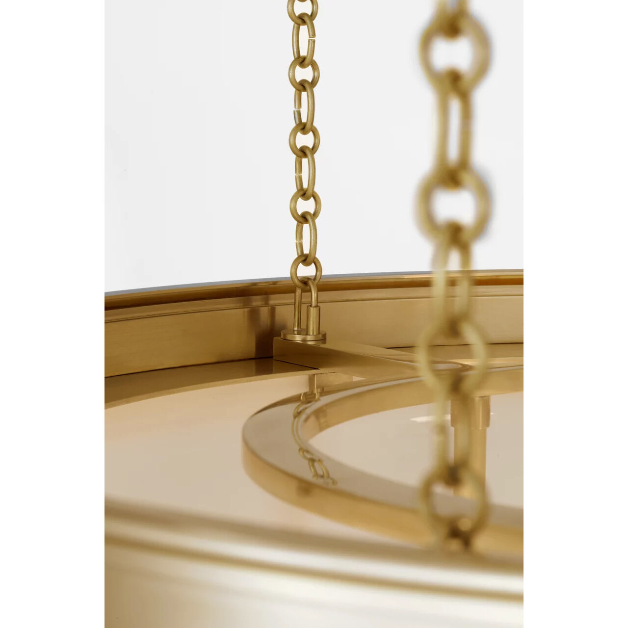 Chapman & Myers Martil LED 24 inch Antique-Burnished Brass Lantern Pendant Ceiling Light