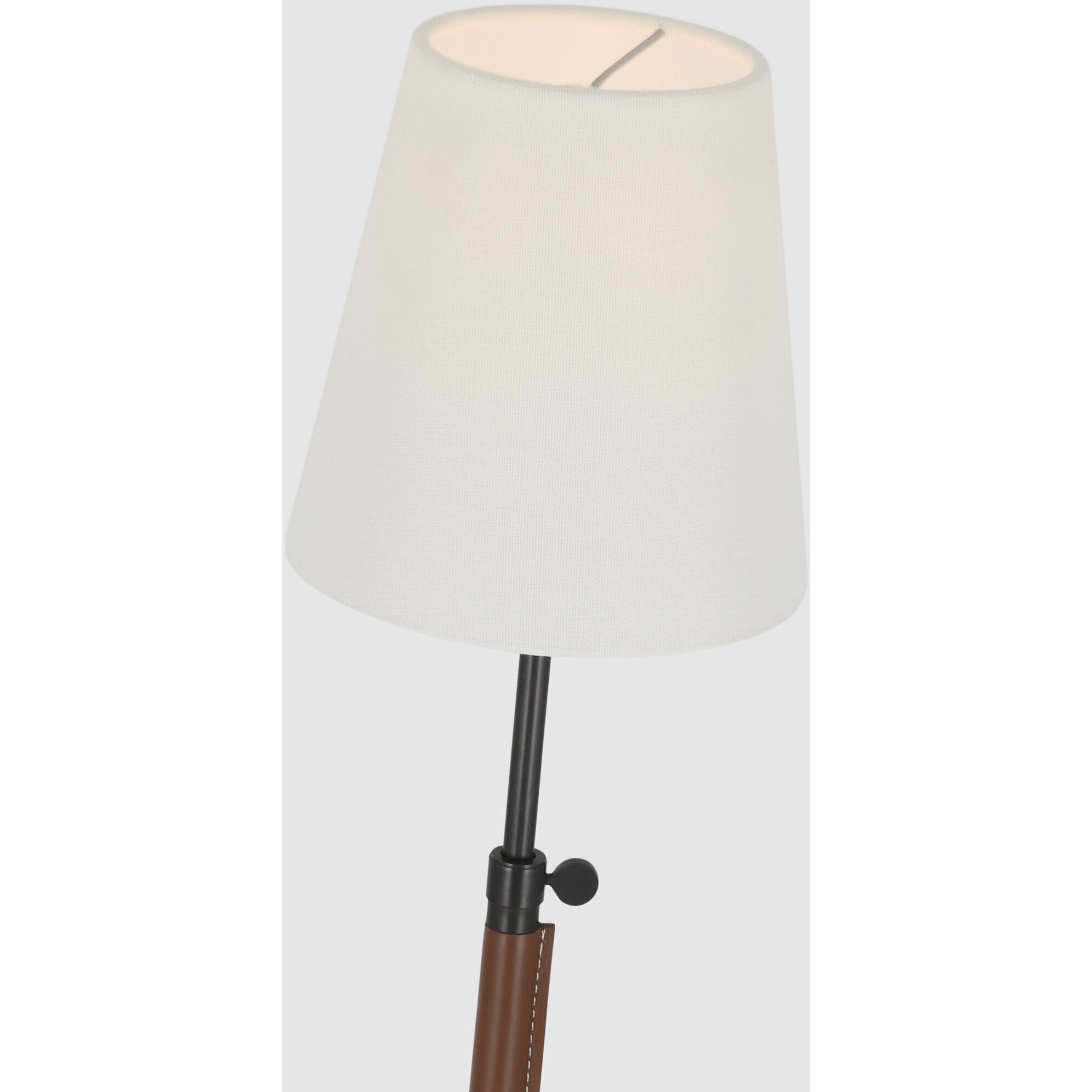 Thomas O'Brien Bryant2 24.5 inch 15.00 watt Bronze and Saddle Leather Wrapped Table Lamp Portable Light