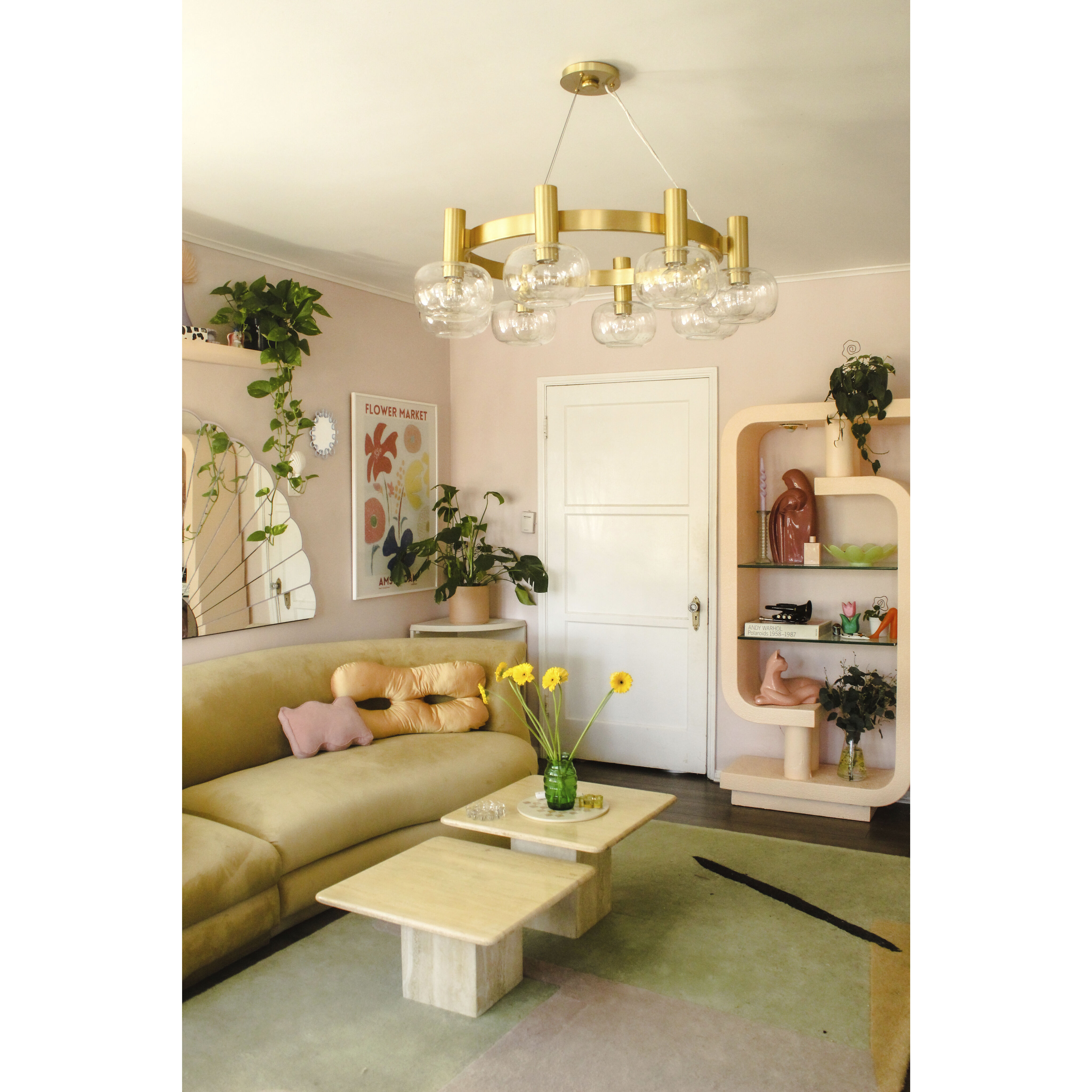 Harlow 8 Light 36 inch Aged Brass Chandelier Ceiling Light