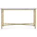 Kesden 60 X 16 inch Satin Brass Console Table