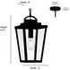 Brenwick 1 Light 8 inch Powder Coated Black Outdoor Hanging Pendant