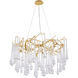 Canada 12 Light 32 inch Gold Chandelier Ceiling Light