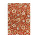 Athena 117 X 117 inch Burnt Orange/Wheat/Dark Blue/Medium Gray/Black Rugs, Wool