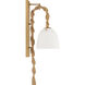 Cordon 1 Light 7.5 inch Legacy Brass Wall Sconce Wall Light