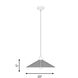 Bohemian 1 Light 20 inch Natural Brass Pendant Ceiling Light