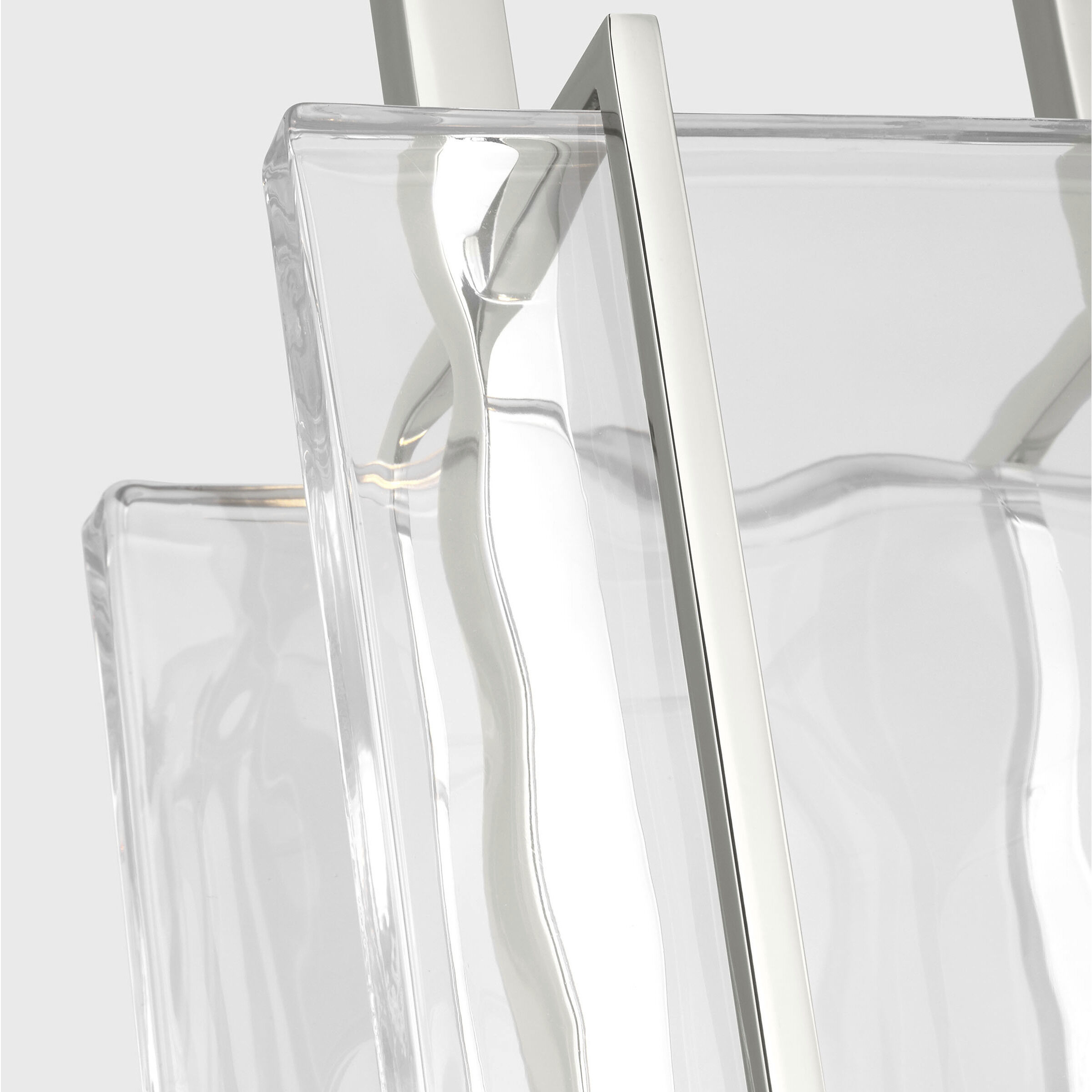 Mick De Giulio Duelle LED 4.8 inch Polished Nickel Pendant Ceiling Light