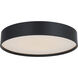 Snare LED 14 inch Matte Black Flush Mount Ceiling Light