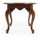 Grace Oval 4 Legs Coffee Table in Medium Brown