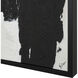 Nantes Painted Matte Black Canvas Art