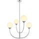 Nyomi 4 Light 30 inch Chrome Chandelier Ceiling Light
