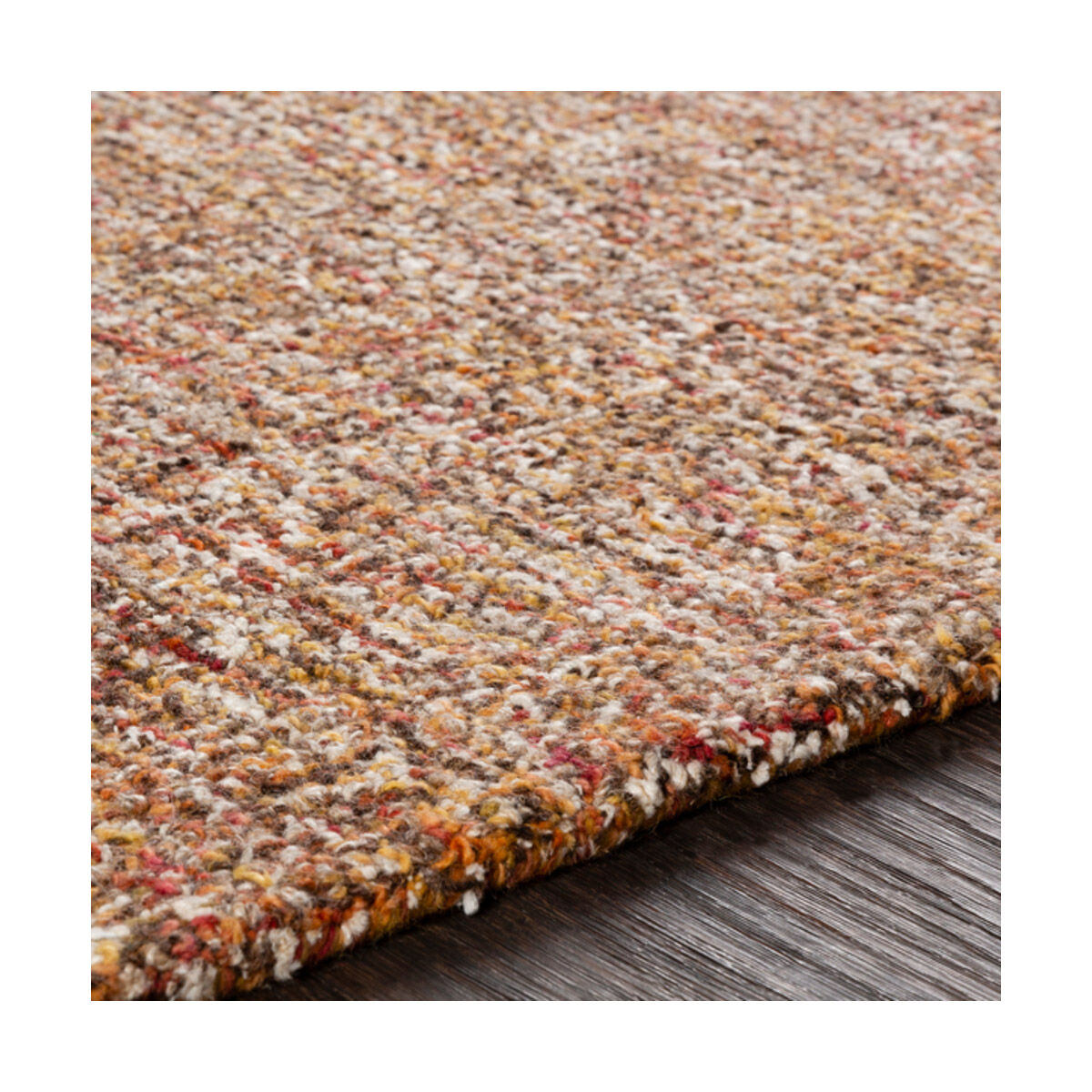 Robin 90 X 60 inch Mustard/Garnet/Dark Brown/Taupe/White Rugs, Rectangle