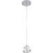 Canada 1 Light 4 inch Chrome Pendant Ceiling Light