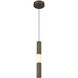 Ronda 1 Light 2 inch Weathered Brass Standard Pendant Ceiling Light