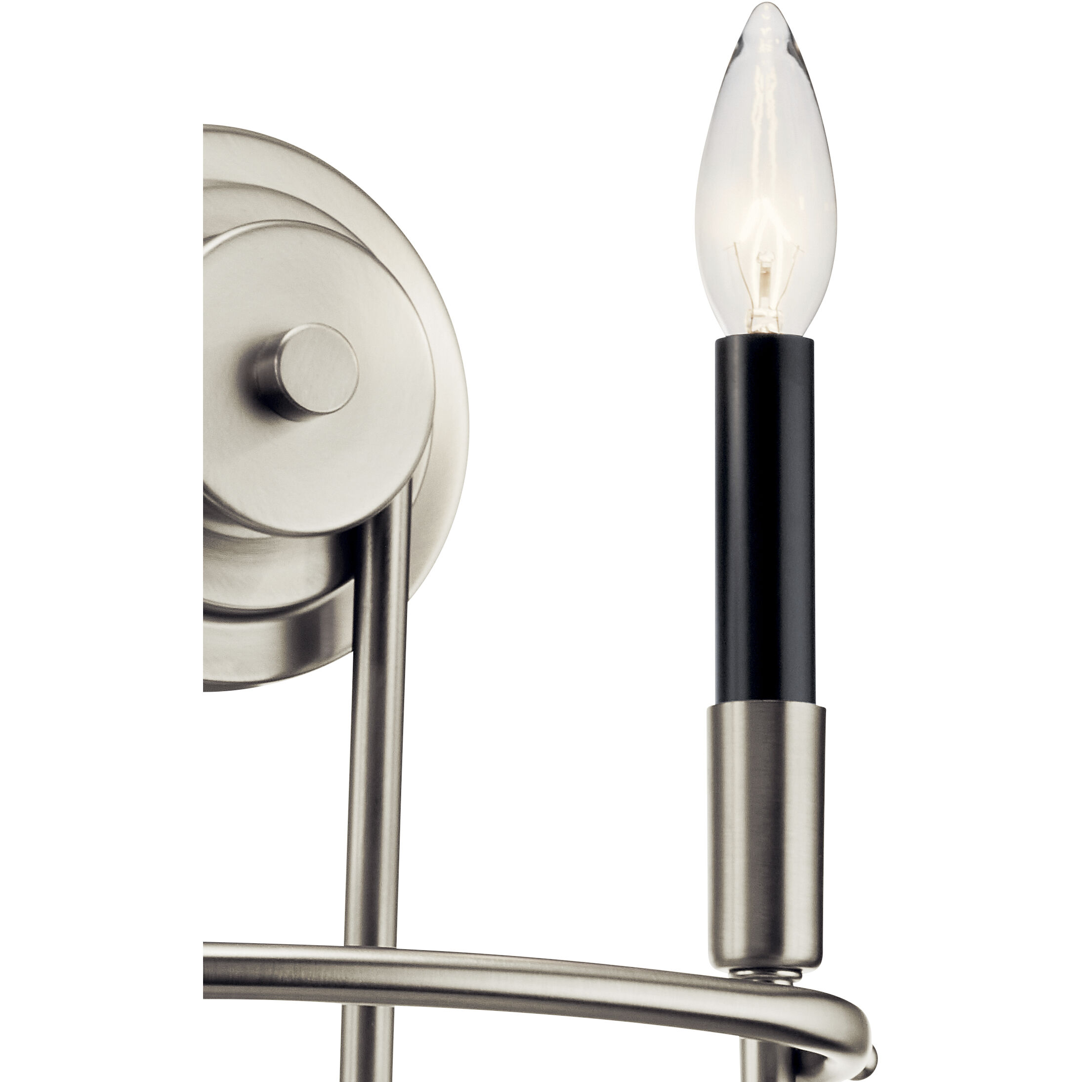 Capitol Hill 2 Light 10 inch Brushed Nickel Wall Bracket Wall Light