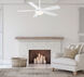 Lun-Aire 54 inch White Ceiling Fan