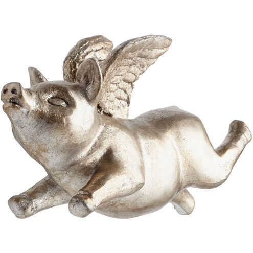 Porco Volante Silver Leaf Wall Decor