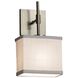 Textile 1 Light 6.5 inch Brushed Nickel ADA Wall Sconce Wall Light, Union Family, Choices