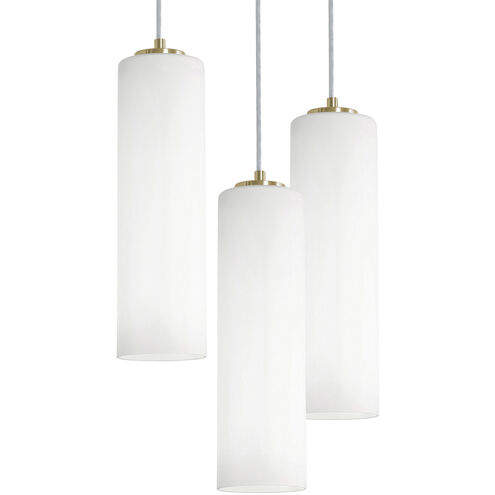 Leo 3 Light 18 inch Light Antique Brass Multi-light Pendant Ceiling Light