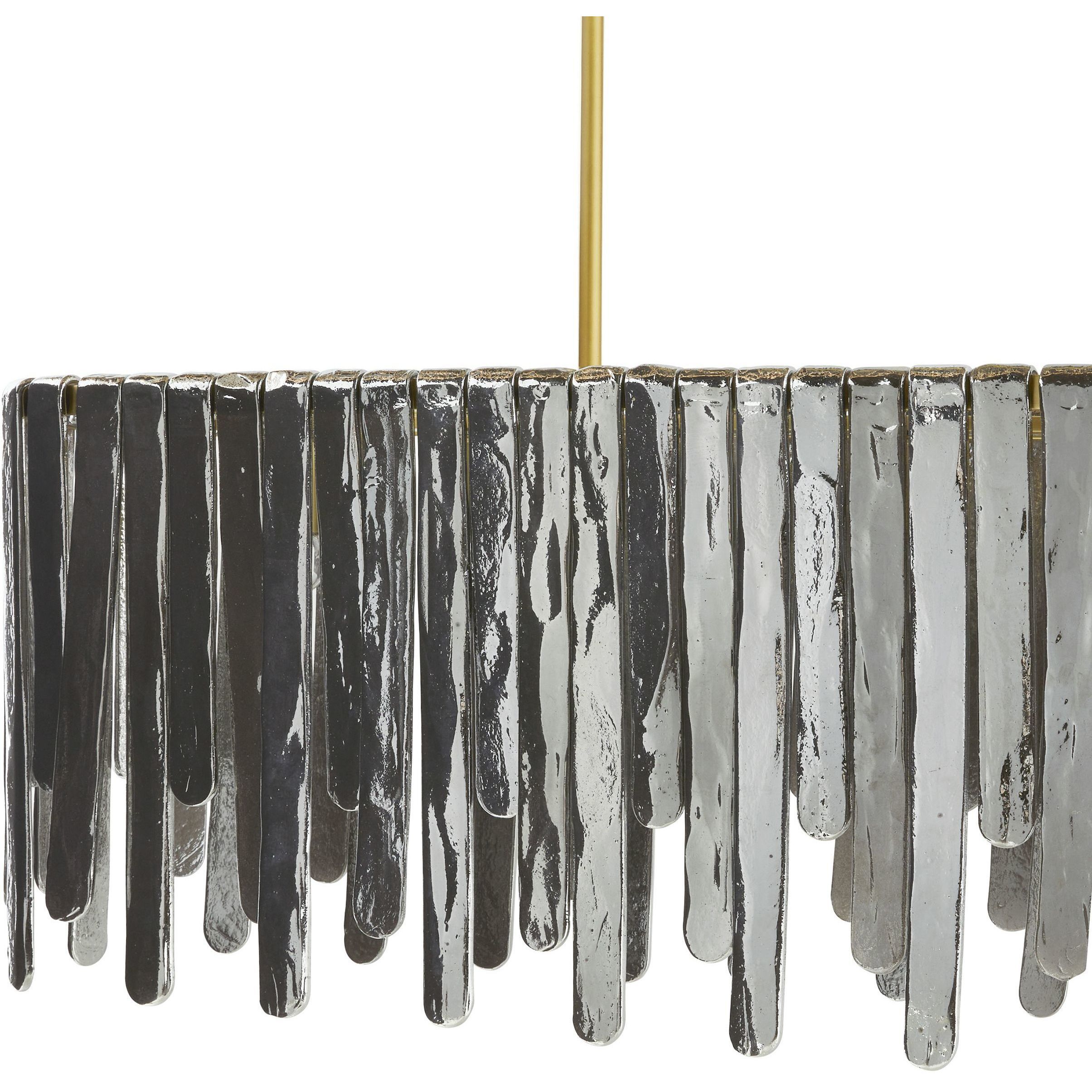 Leighton 7 Light 51.5 inch Smoke Luster Chandelier Ceiling Light